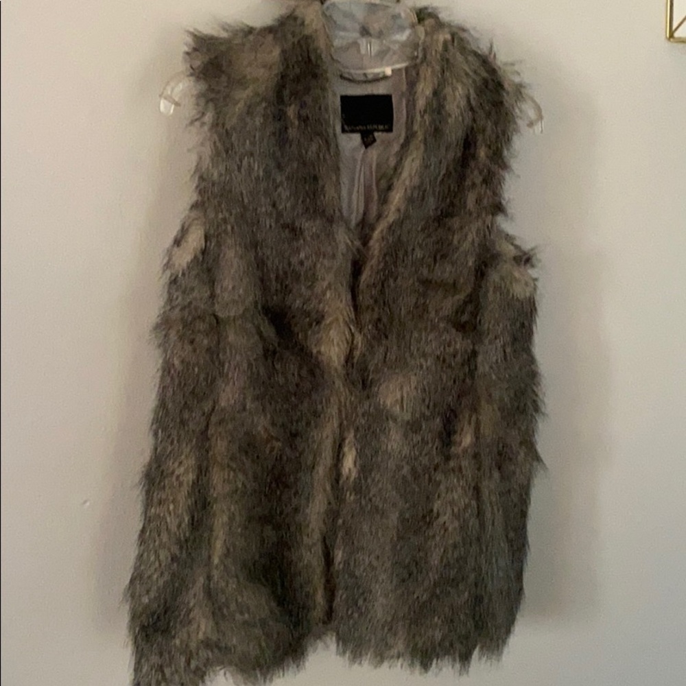Banana Republic Fur Vest